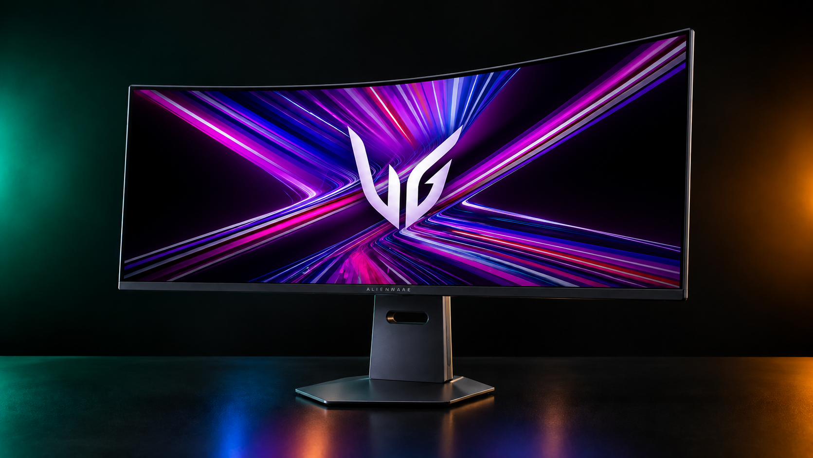 LG 45GX950A-B 45-inch Ultragear 5K2K WUHD OLED curved gaming monitor with 800R curve and RGB backlighting