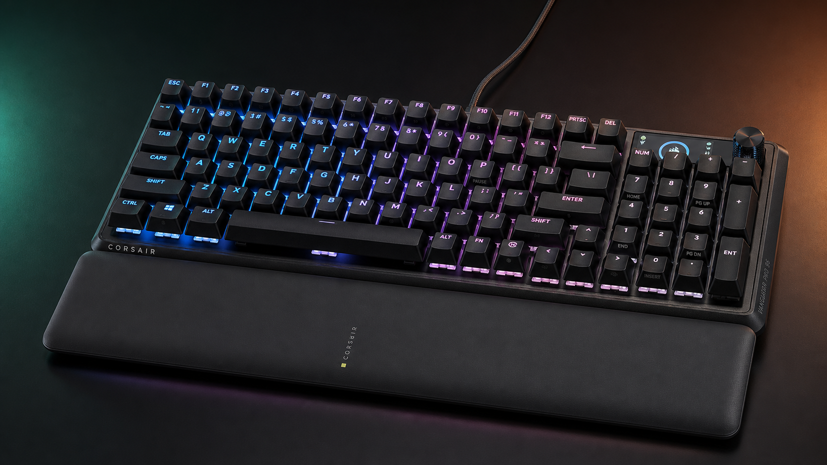 Corsair Vanguard PRO 96% Hall Effect mechanical gaming keyboard with IPS display and RGB