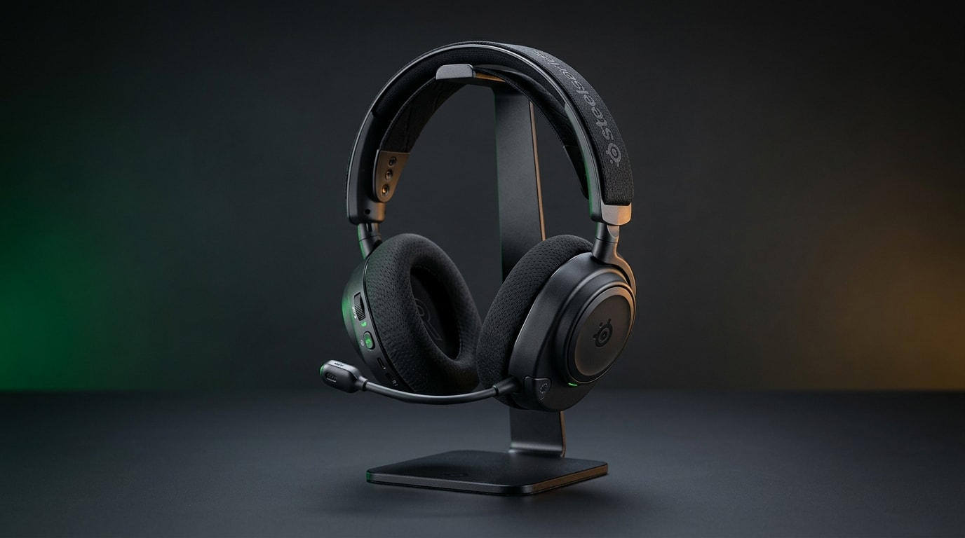 SteelSeries Arctis Nova 7X Gen 2 wireless gaming headset with 360° spatial audio and 50hr battery