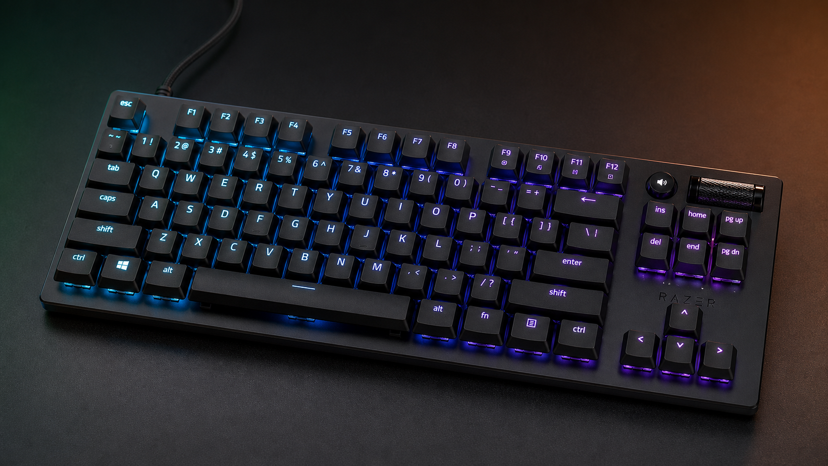 Razer Huntsman V3 TKL 8KHz Hall Effect magnetic gaming keyboard with Chroma RGB