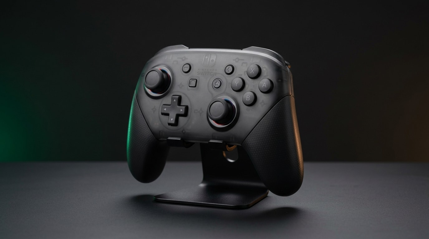 Nintendo Switch 2 Pro Controller with HD Rumble 2 and programmable GL/GR buttons